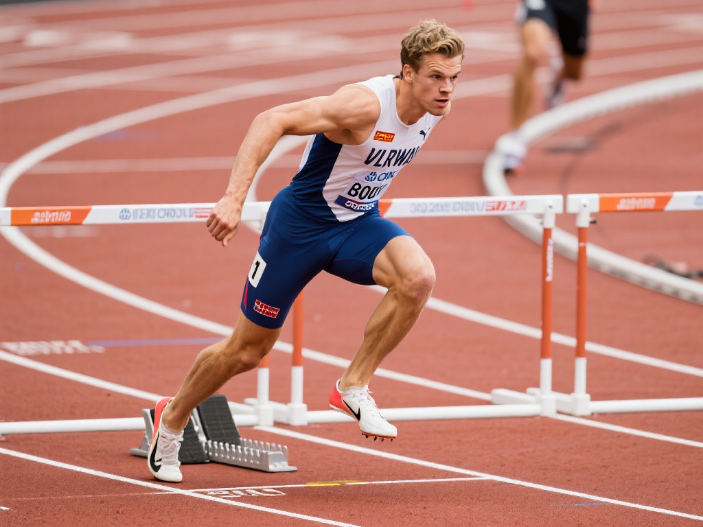 瓦尔霍姆32秒67再创男子300米栏世界奇迹 瓦尔霍姆的成功很大程度上归功于他多年来对